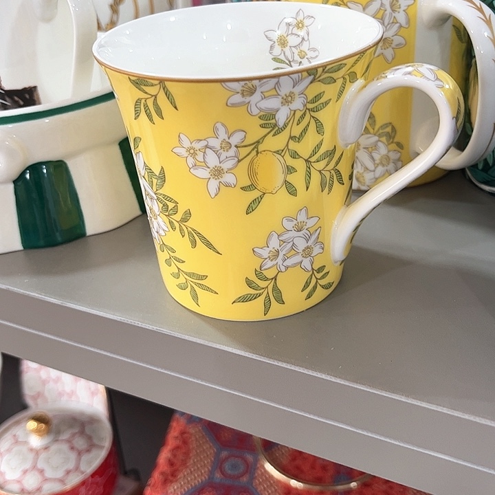 瓷片骨瓷马克杯茶香一个