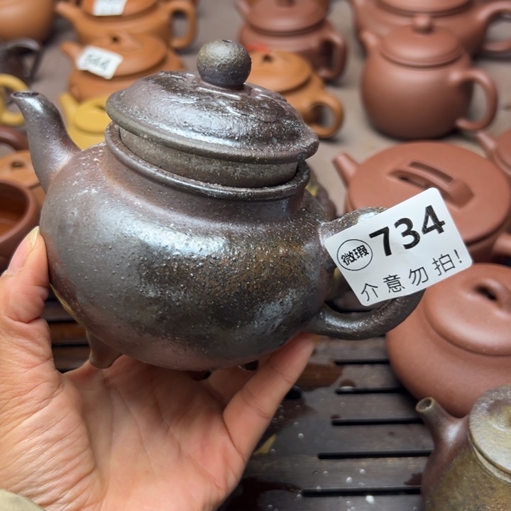 紫砂茶壶紫泥瑕疵大瑕疵