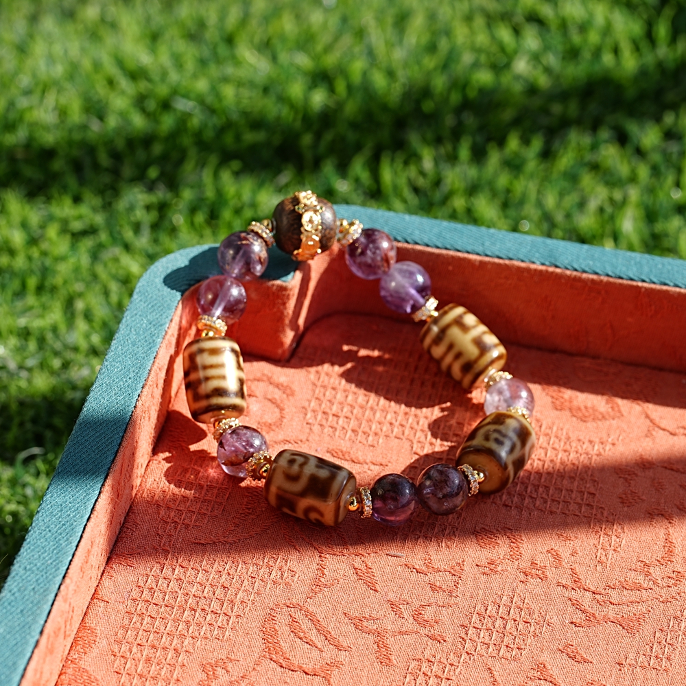 【道法AI】至高维度|三十三重精算守护天珠玛瑙手链S511多样性发