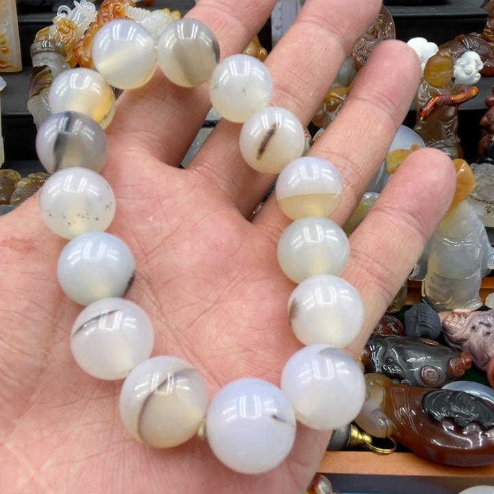 微***️玛瑙/玉髓合金颈饰