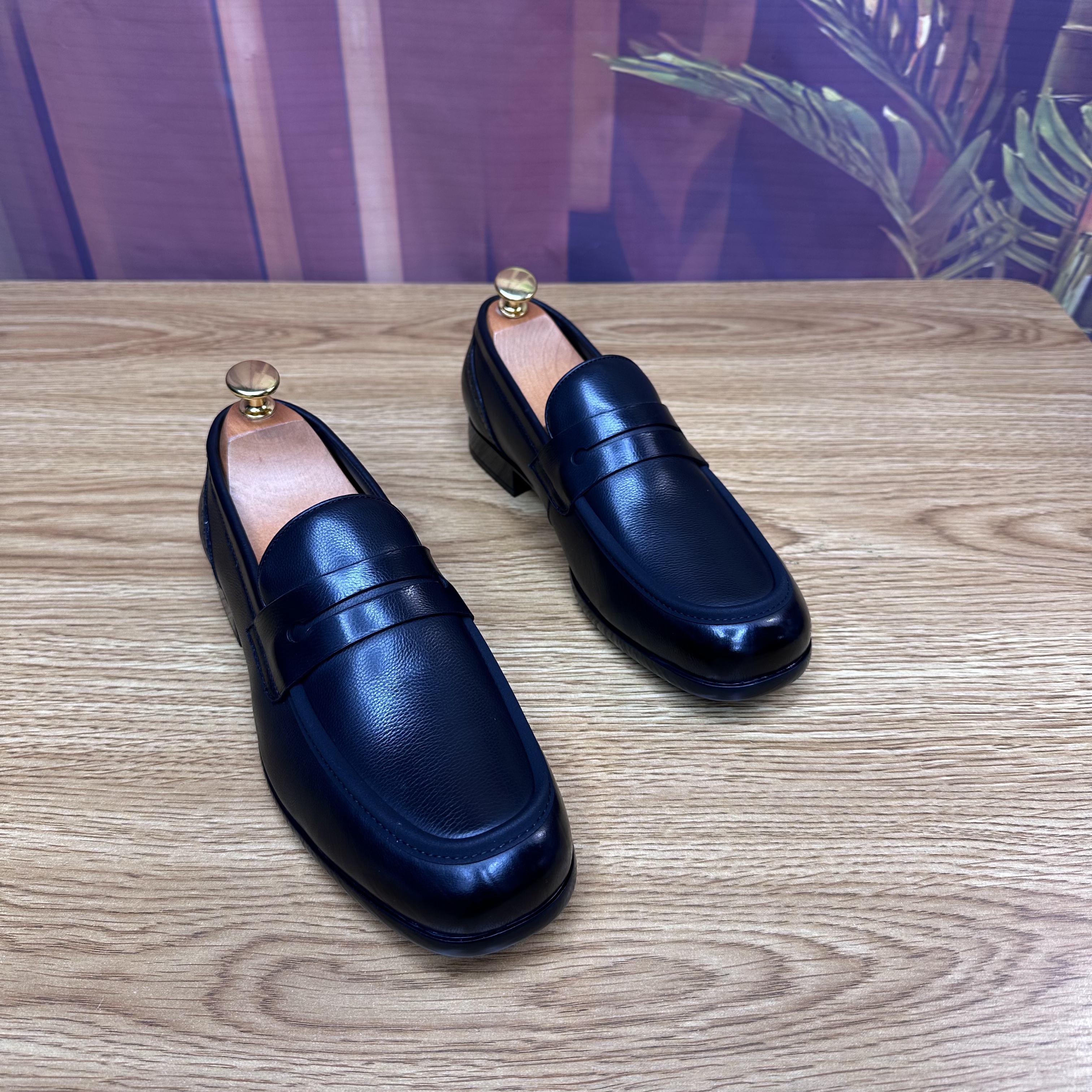 西亚图男士男款商务乐福真皮豆豆鞋休闲时尚夏季透气潮流英伦经典