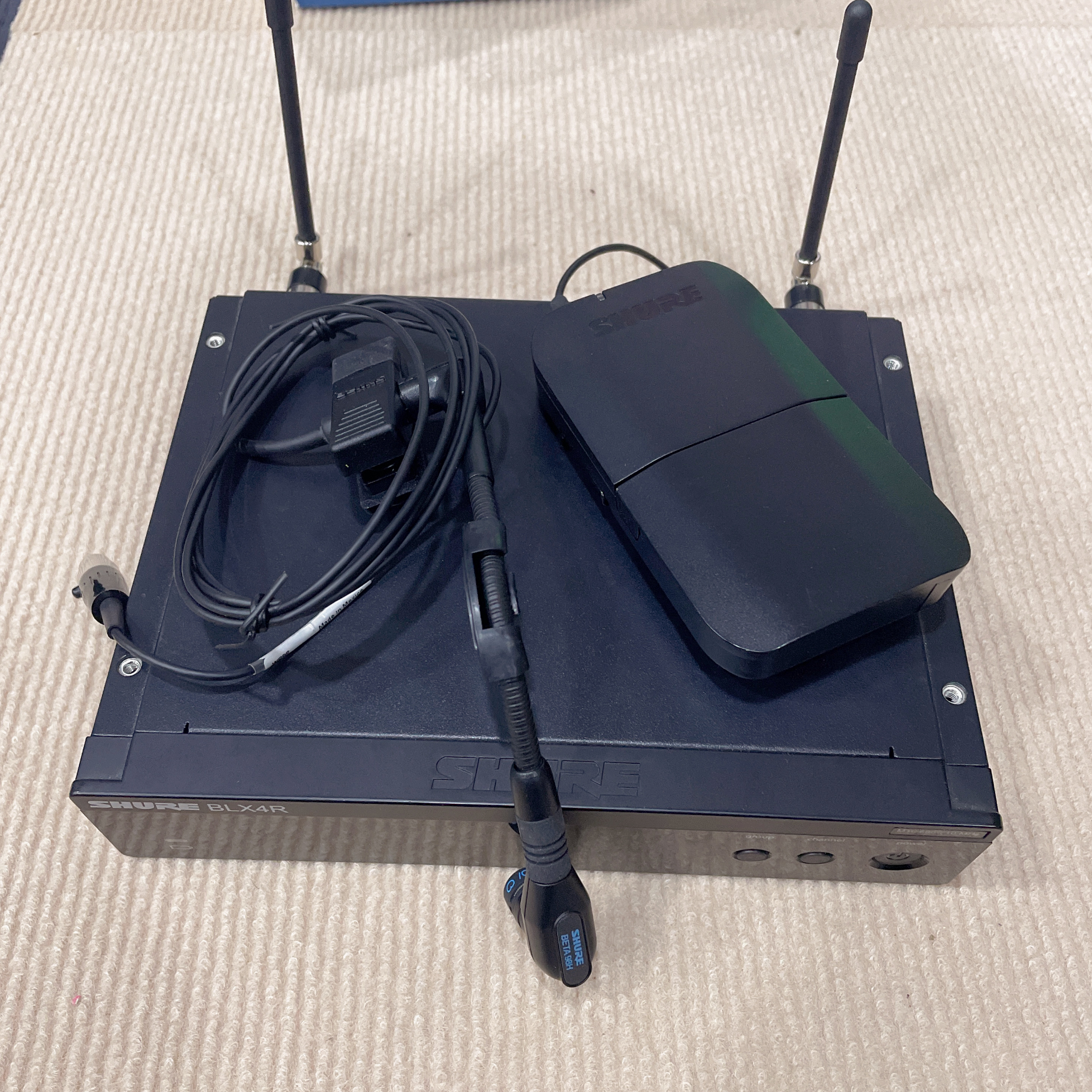 95新 Shure/舒尔 萨克斯话筒BLX14R/BETA98H（不支持七天无理由）