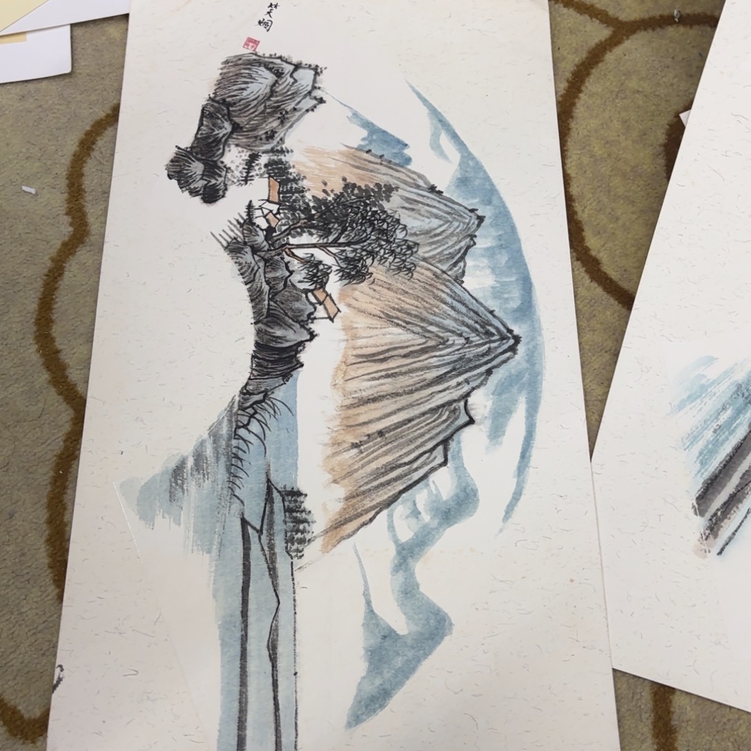 国画50-50卡纸作品童