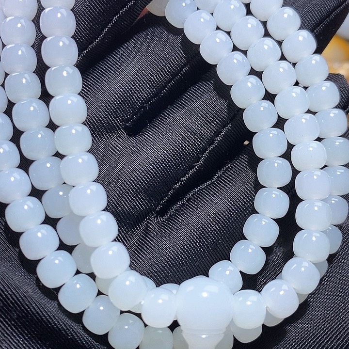 和田玉套链未镶嵌