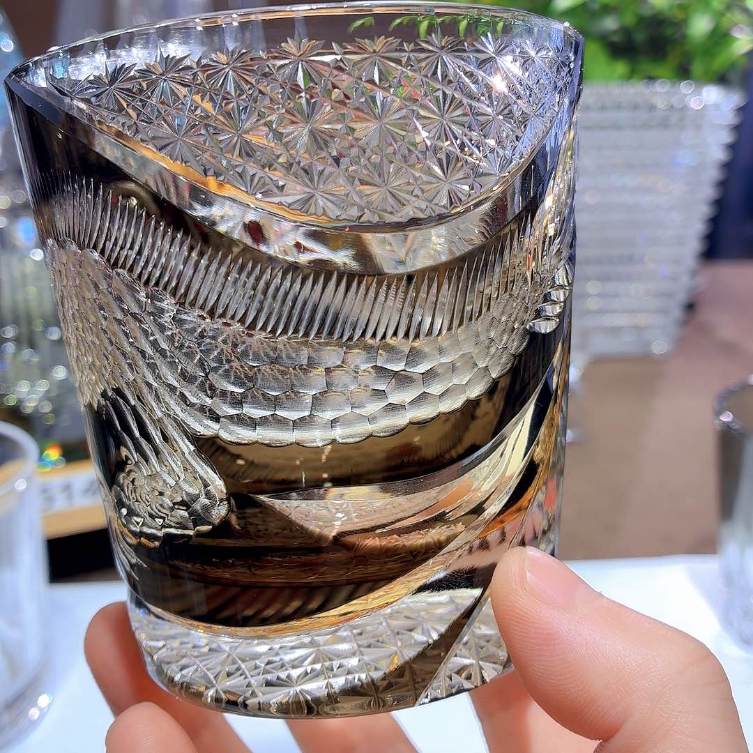 十*** 手柄款水晶玻璃威士忌龙杯