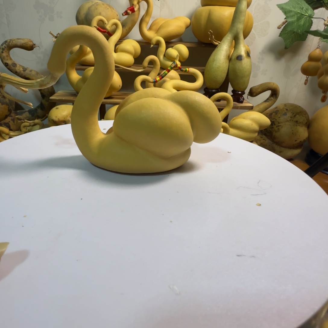 天***哥天鹅葫芦摆件家居饰品