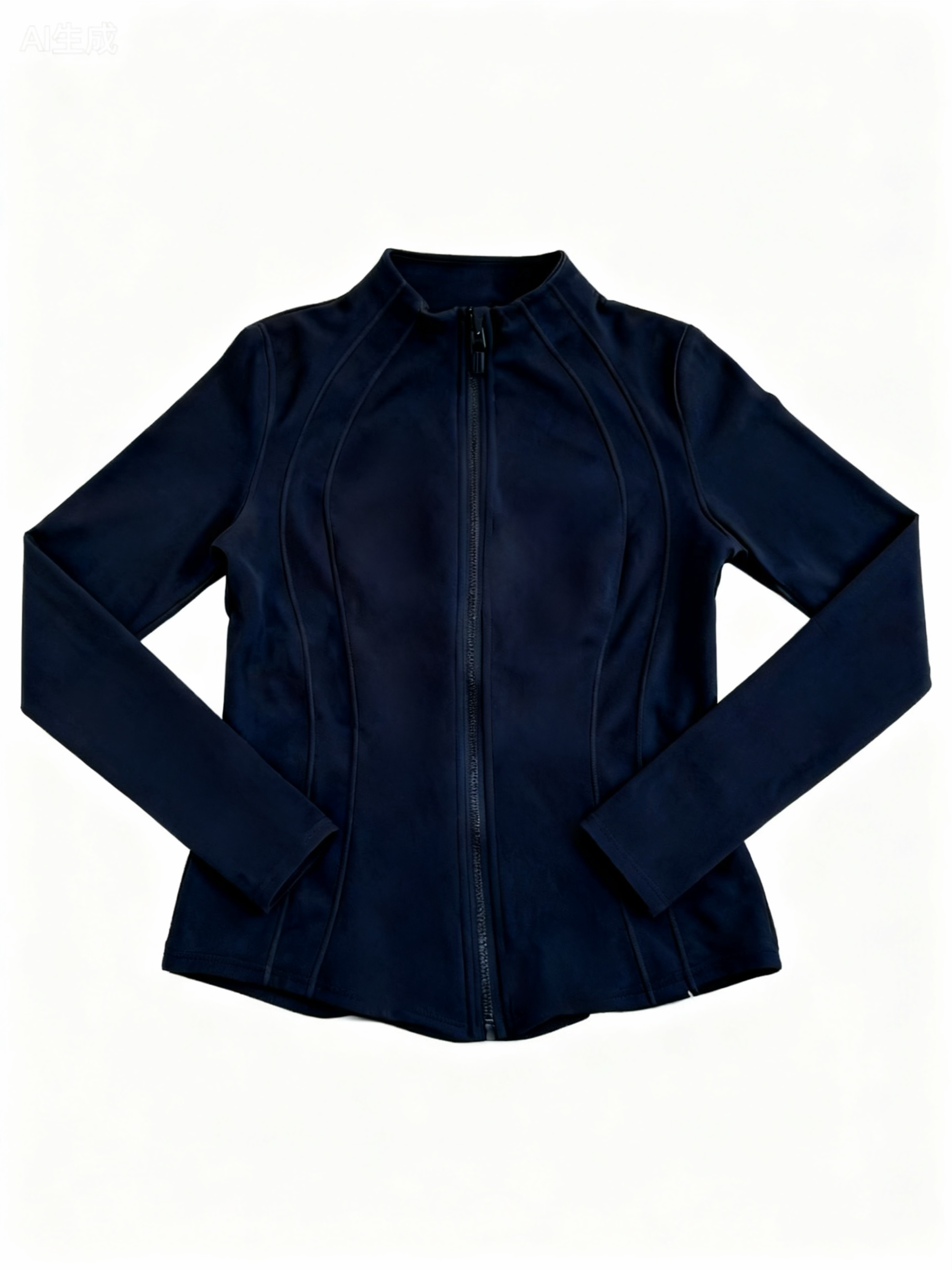 【同款内搭】简约圆领修身显瘦轻奢纯色休闲保暖修身短款-CK278