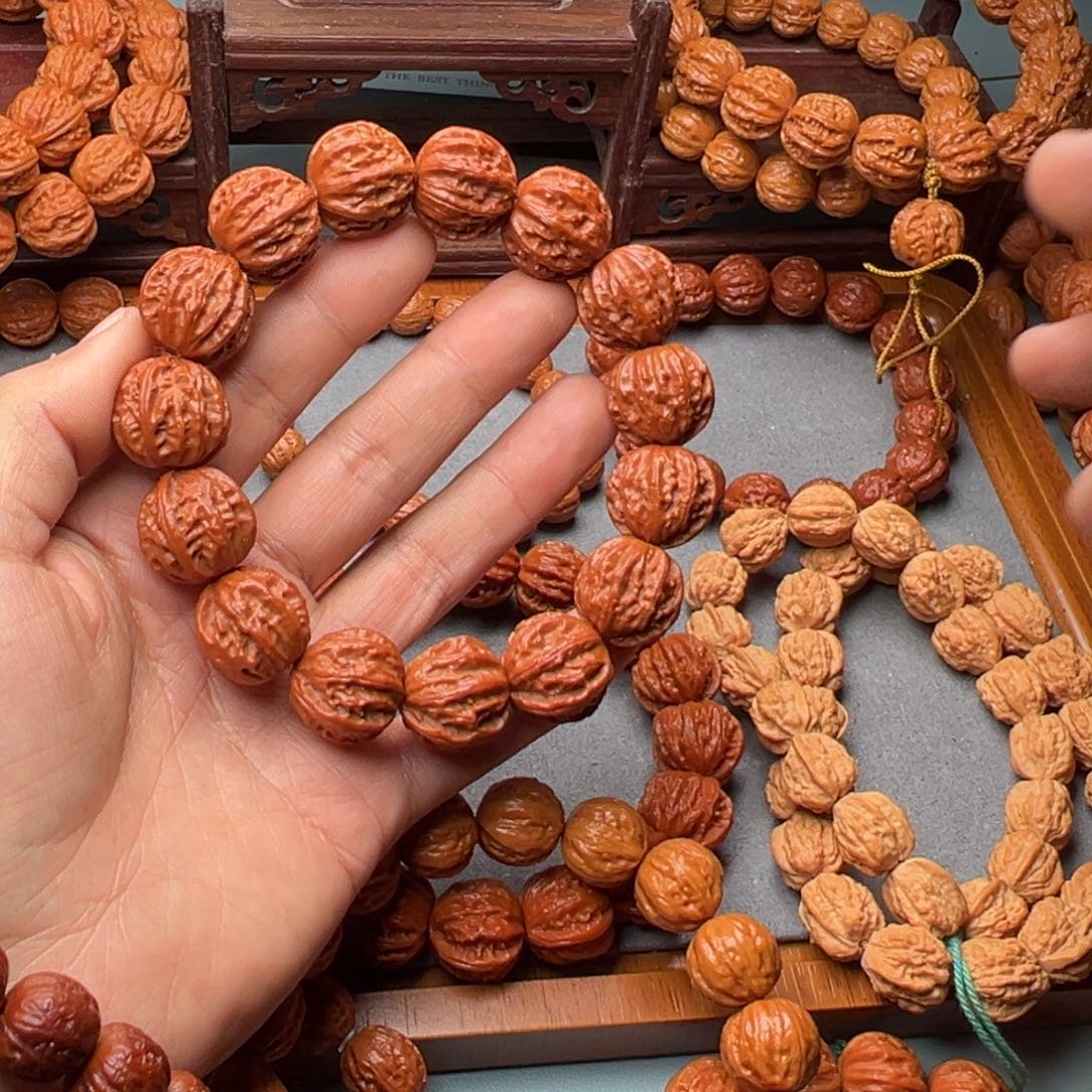 文玩核桃手串21八棱