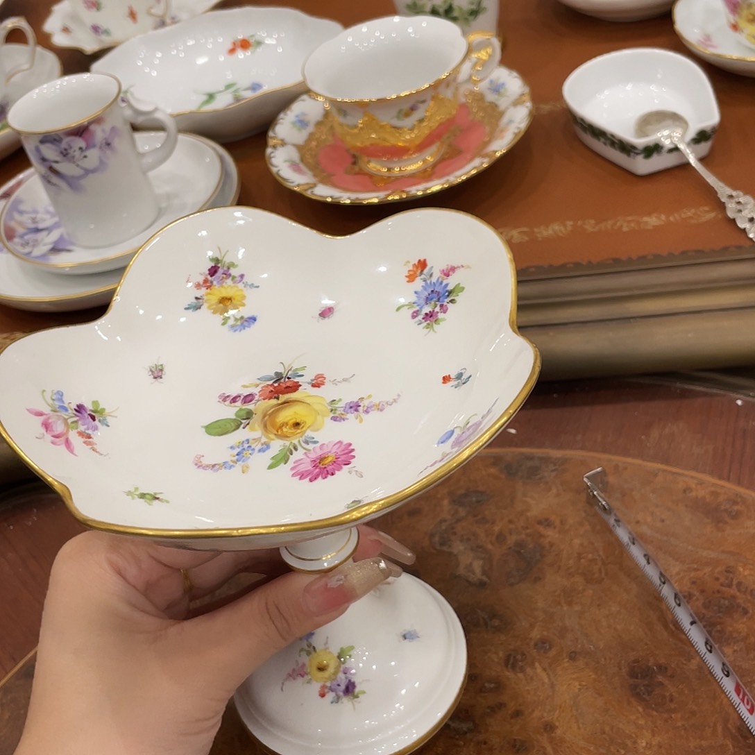 瓷片中古一等高足碗