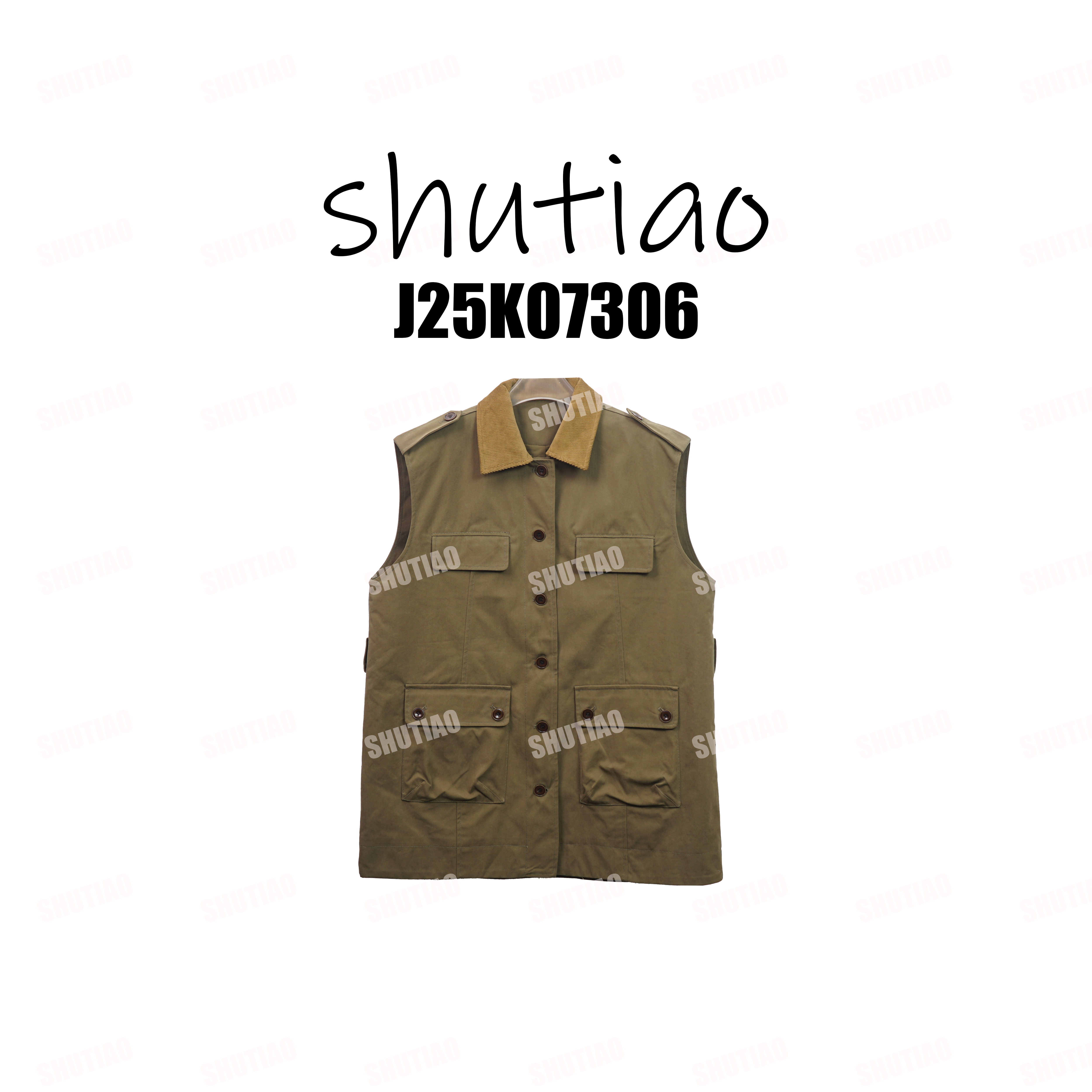 【SHUTIAO】2025冬季：新款小众设计款马甲J25K07306