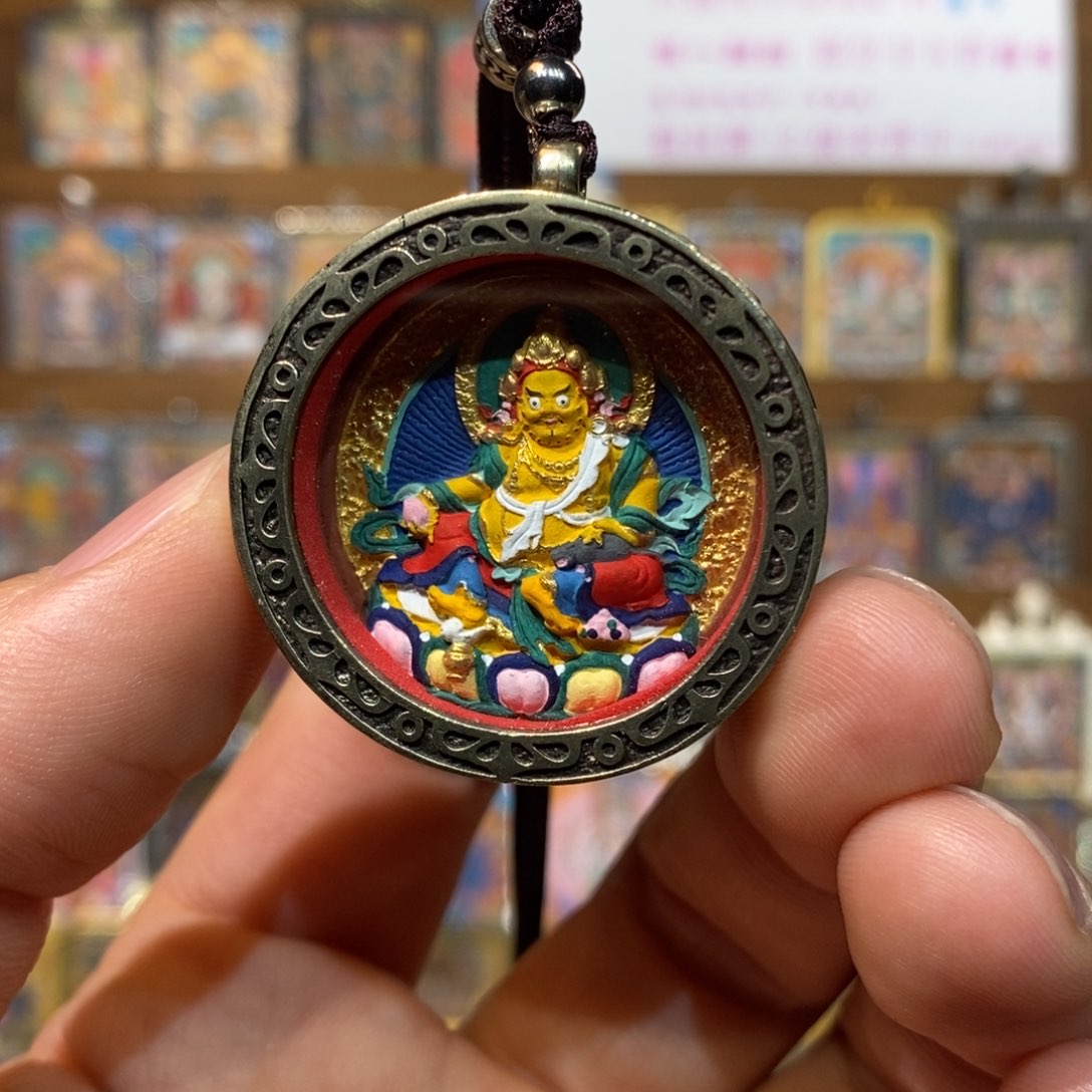 吊坠开播特惠擦擦黄财唐卡