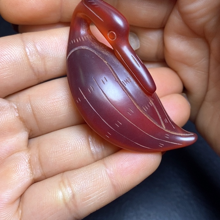 白玉菩提吊坠摆件