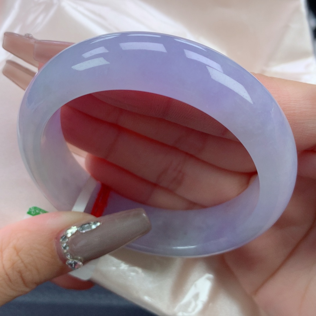 翡翠手镯未镶嵌54.9正圈轮胎