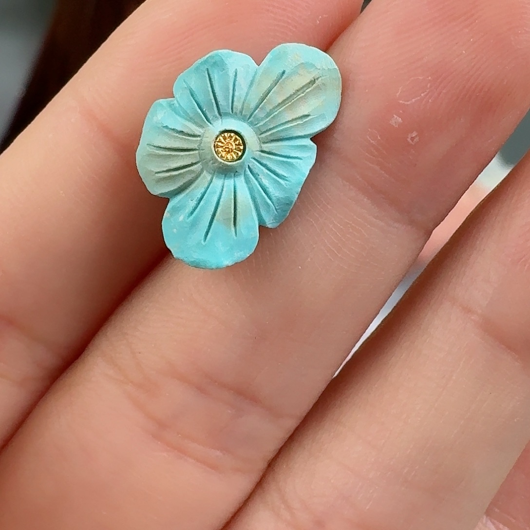 绿松石珠宝奇石未镶嵌