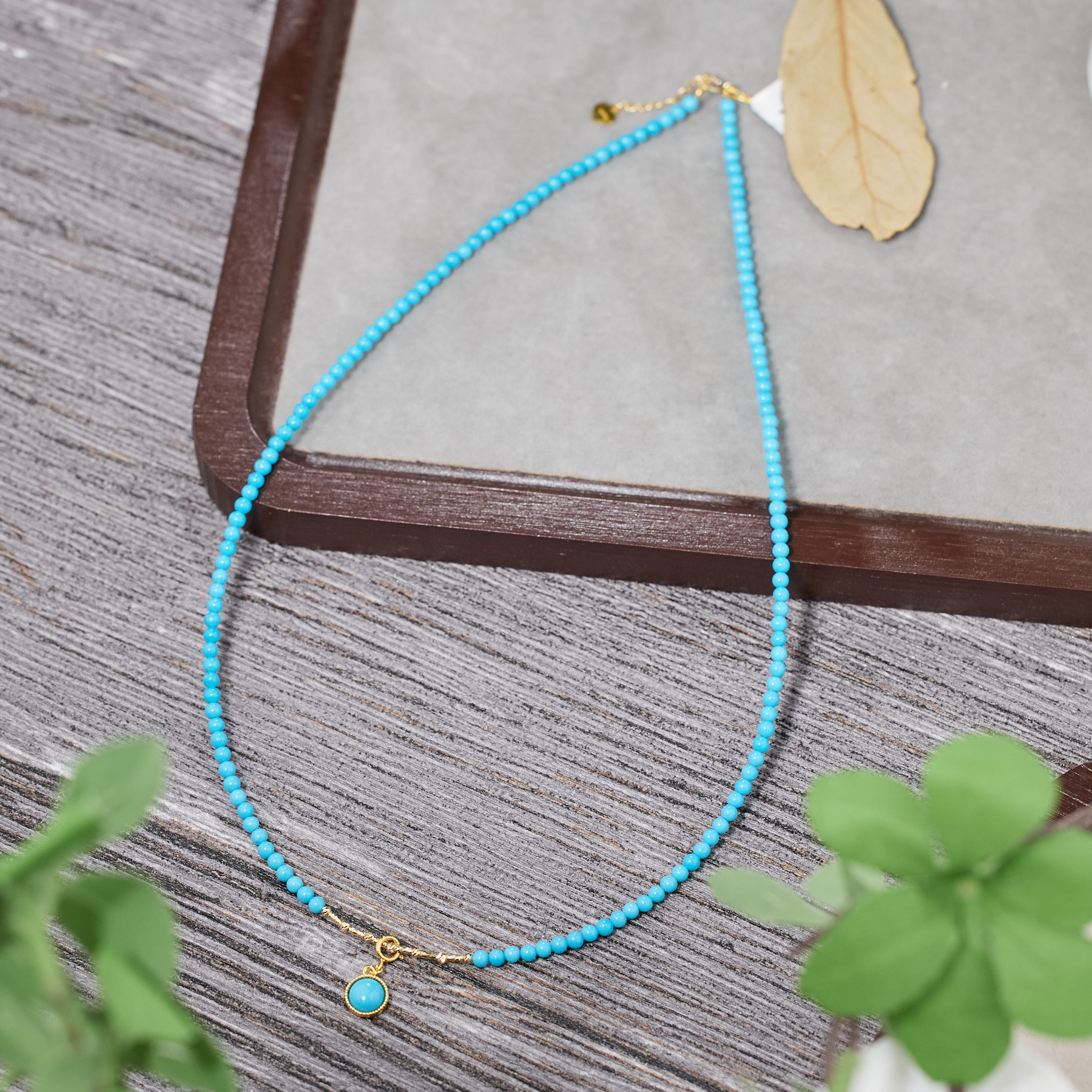 【歪歪】淡陌*美松小米珠项链*18K金镶嵌（卡2-3）W3844