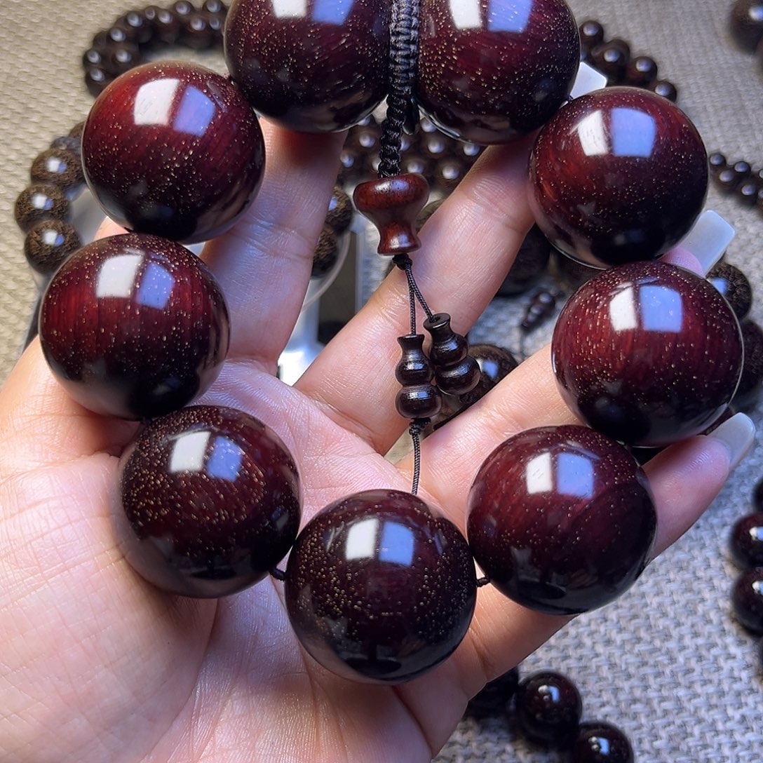 檀香紫檀（小叶紫檀）3.0 9颗满星