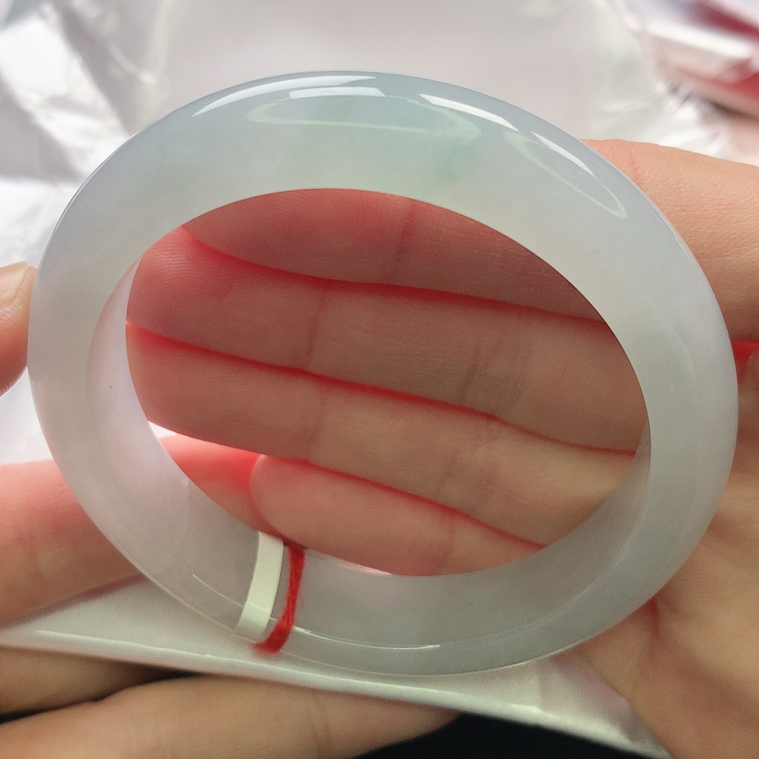 翡翠未镶嵌手镯缅甸55.5