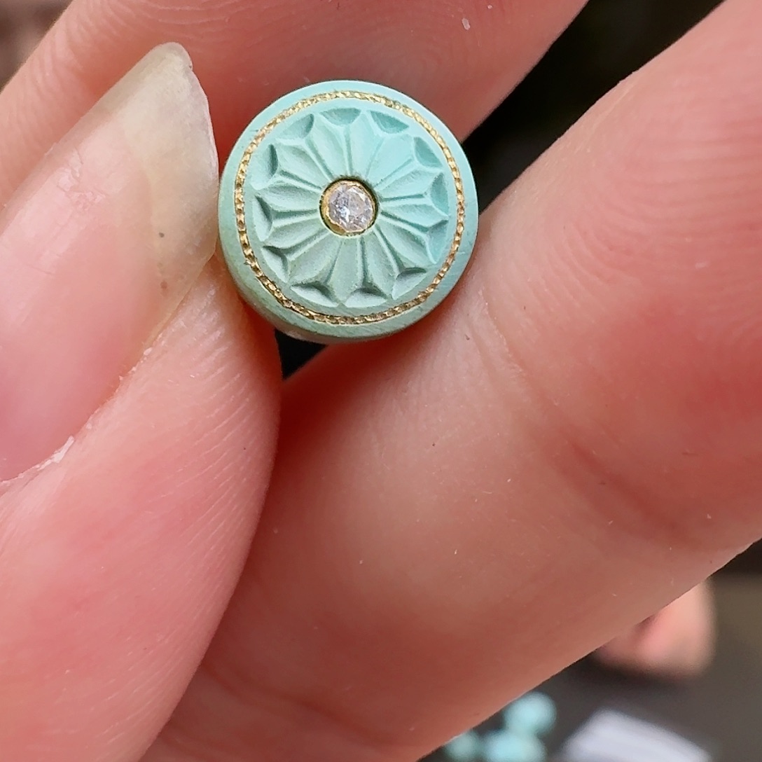 绿松石珠宝奇石未镶嵌