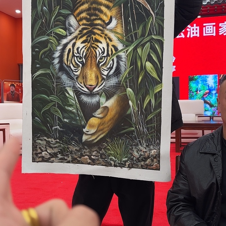 国画二郎老师展览原作