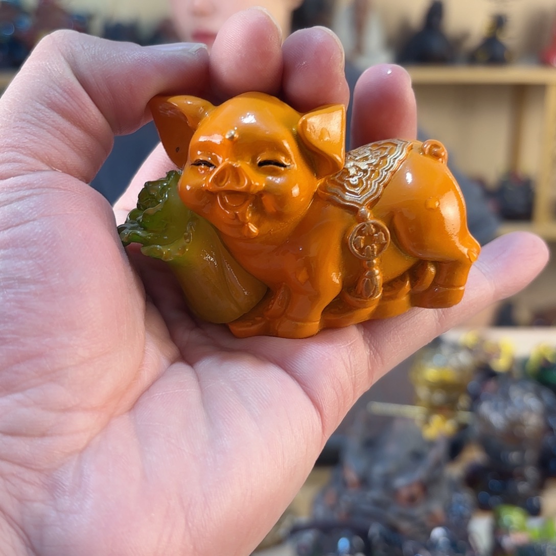 紫砂茶宠紫陶树脂茶宠摆件