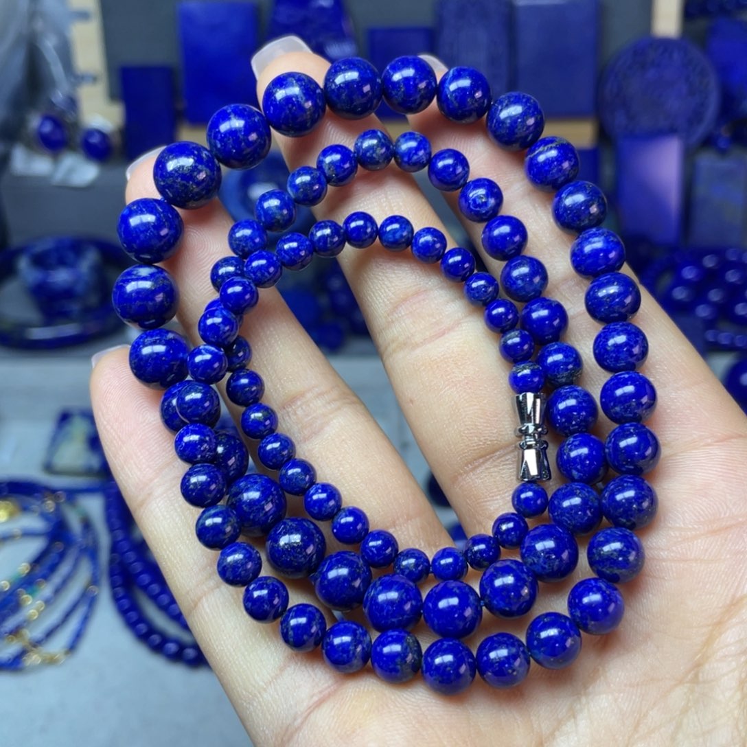 青金石未镶嵌塔链