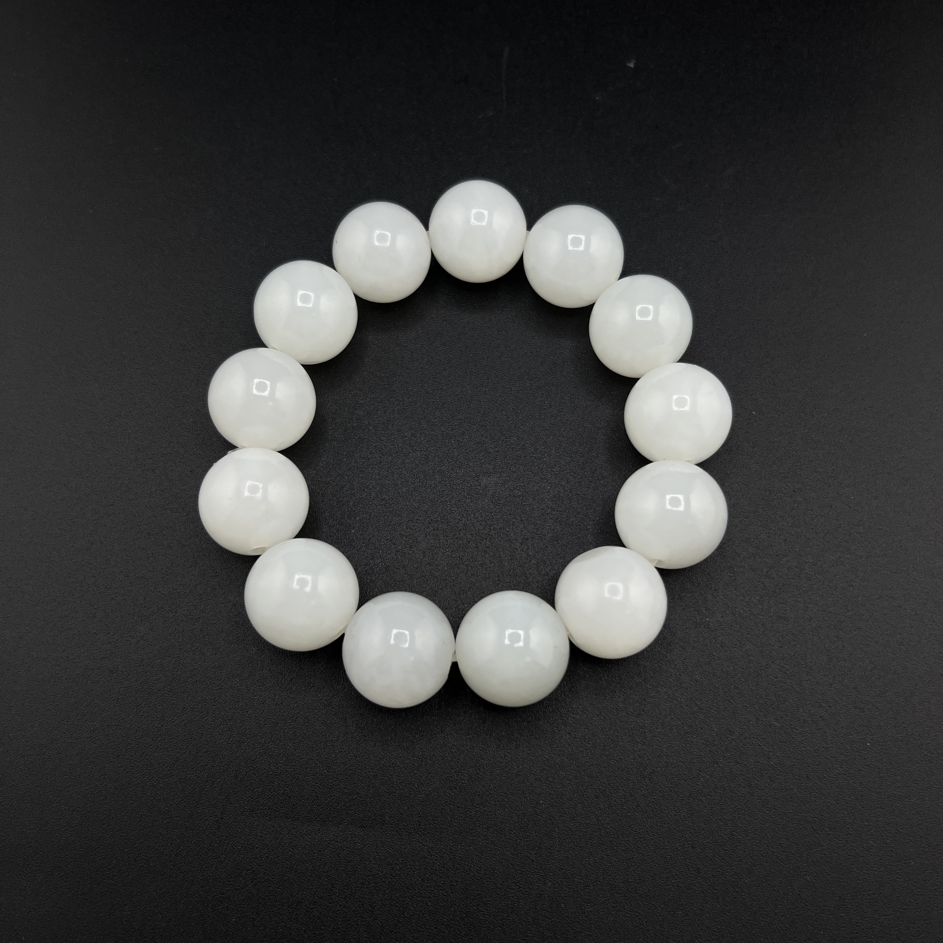 "民国和田玉手串/ DL063990/ 古玩/收藏/德州文物"