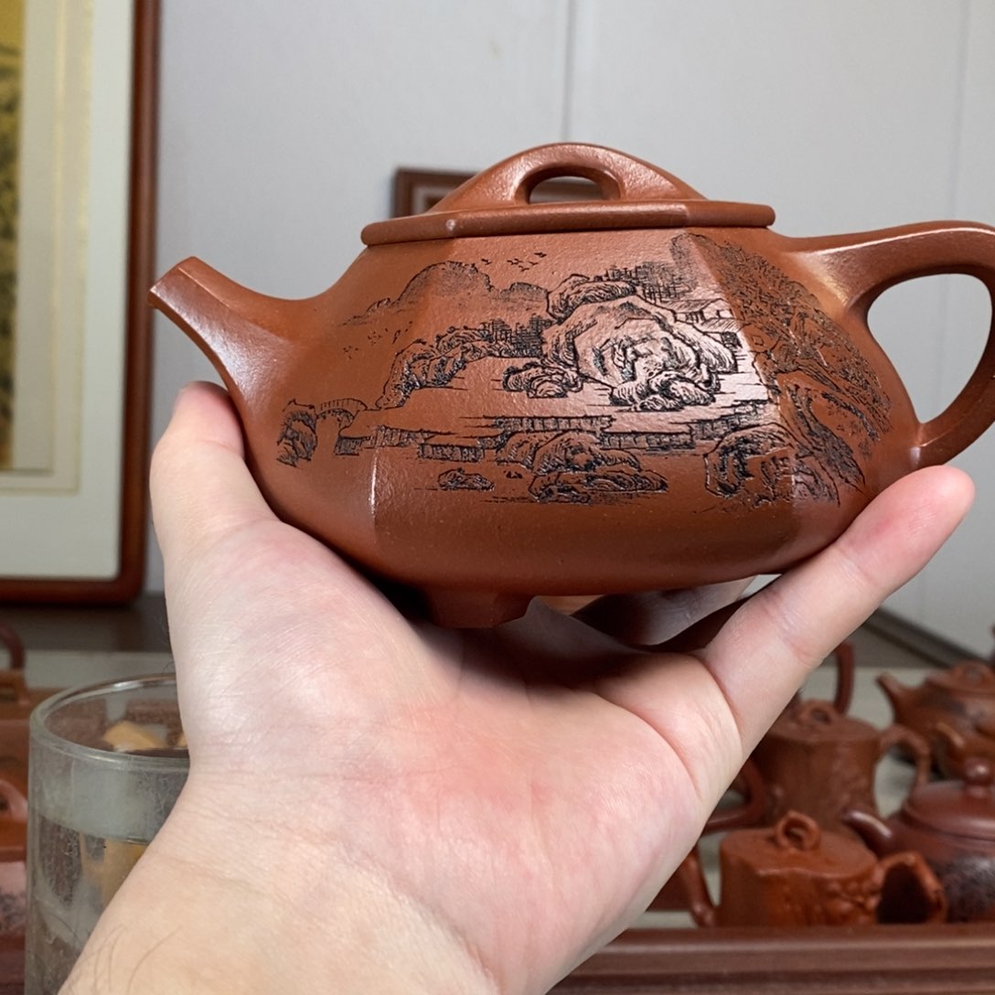 茶壶紫砂原矿泥料传统工艺制作