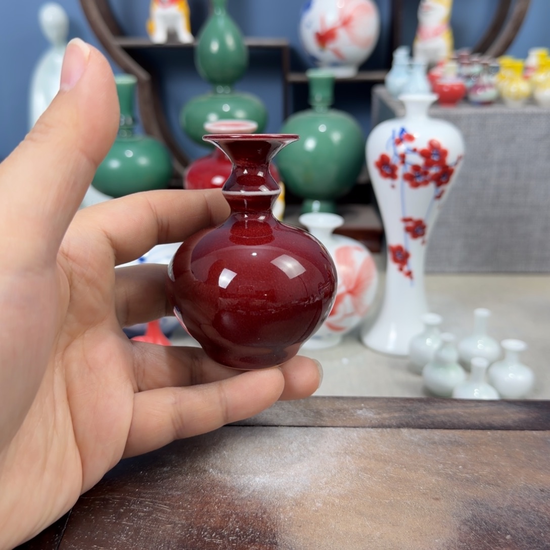 陶瓷手工小花器摆件