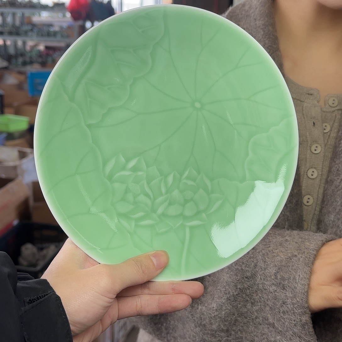 龙泉云间青瓷小米茶器