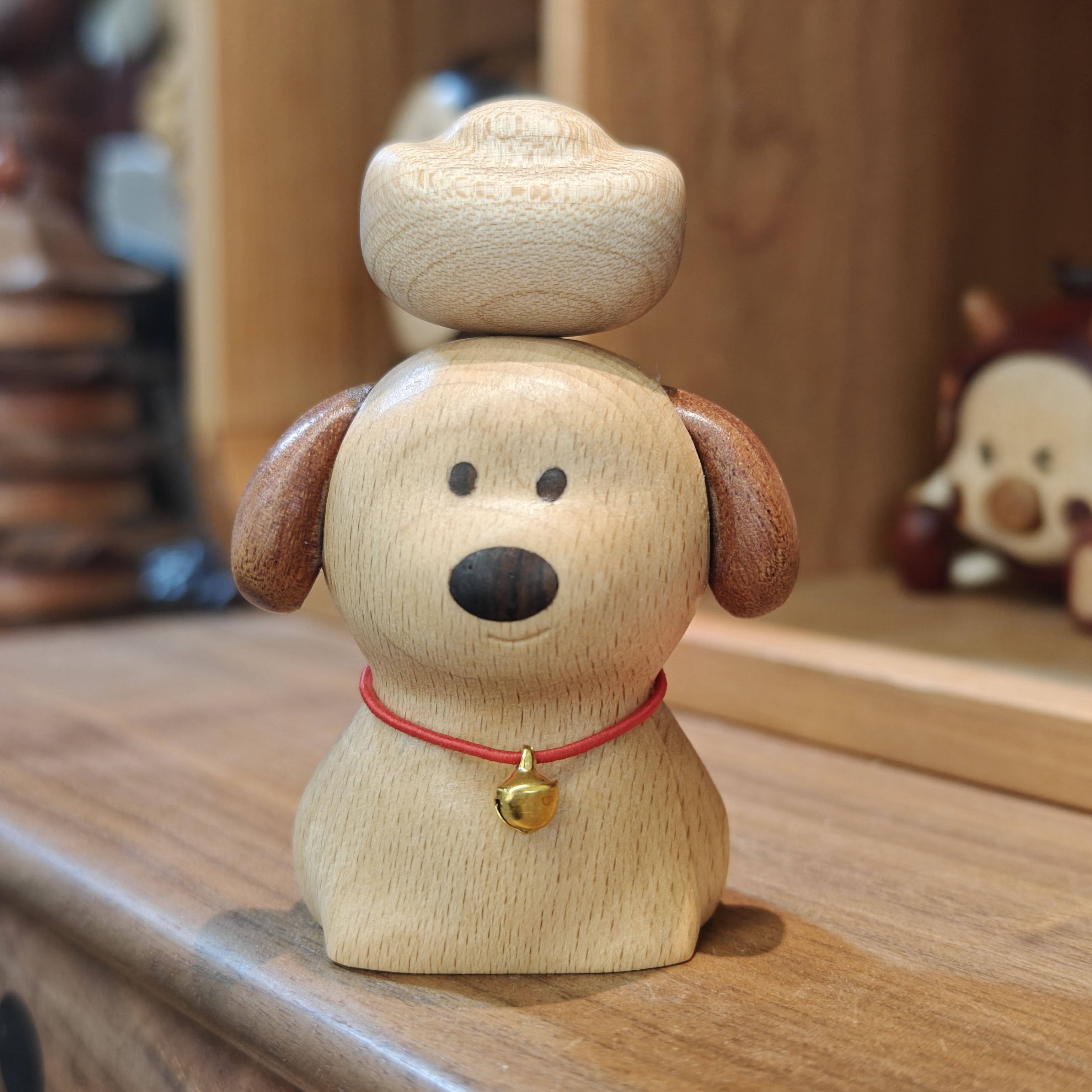 由物喜/周年清新品福利元宝小狗桌面摆件