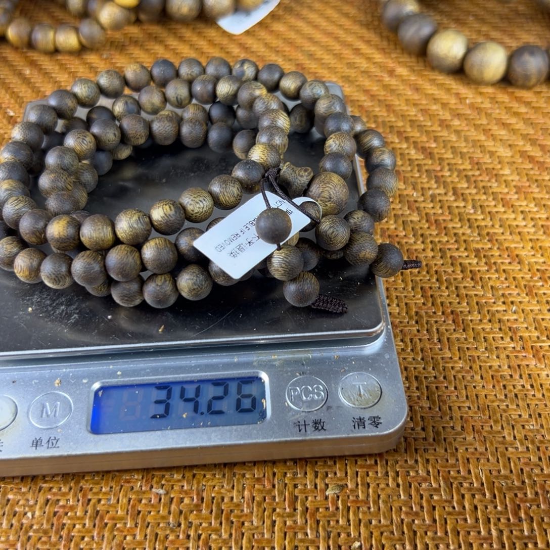 沉香沉香碎屑卡8多圈沉水浮克重34 +