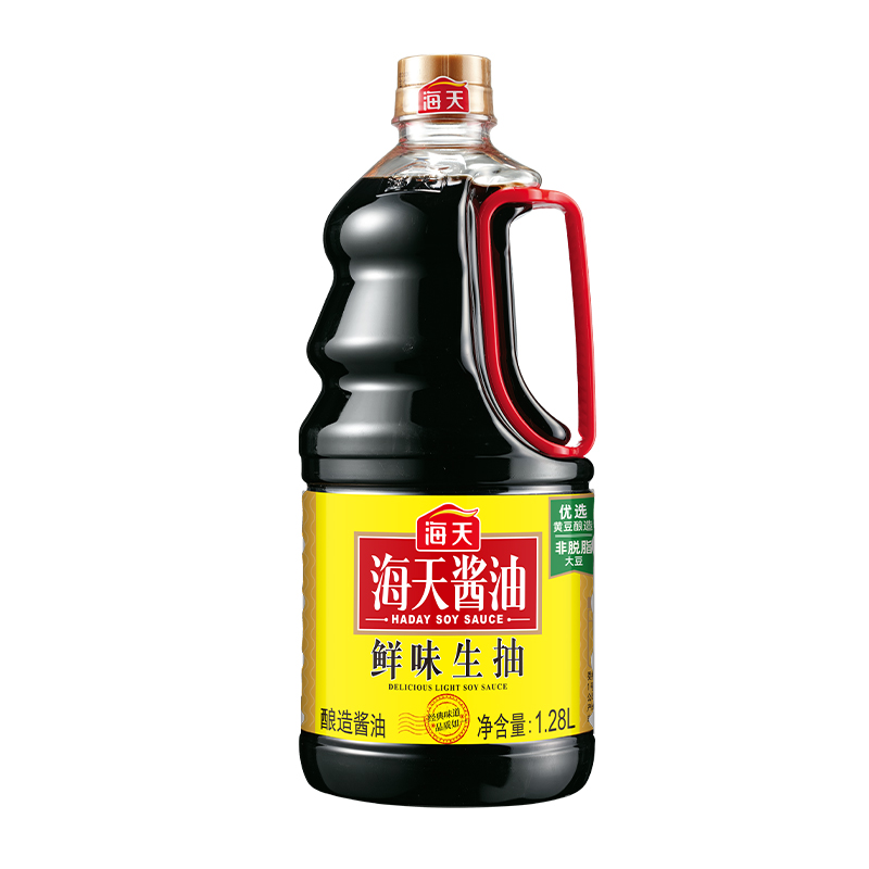 海天鲜味生抽酱油炒菜存才调味调色点蘸饺子酱油优选黄豆酿造酱油