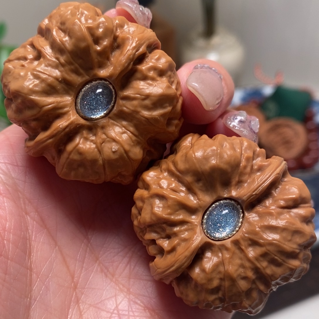 文玩核桃把件39尺寸蛤蟆头