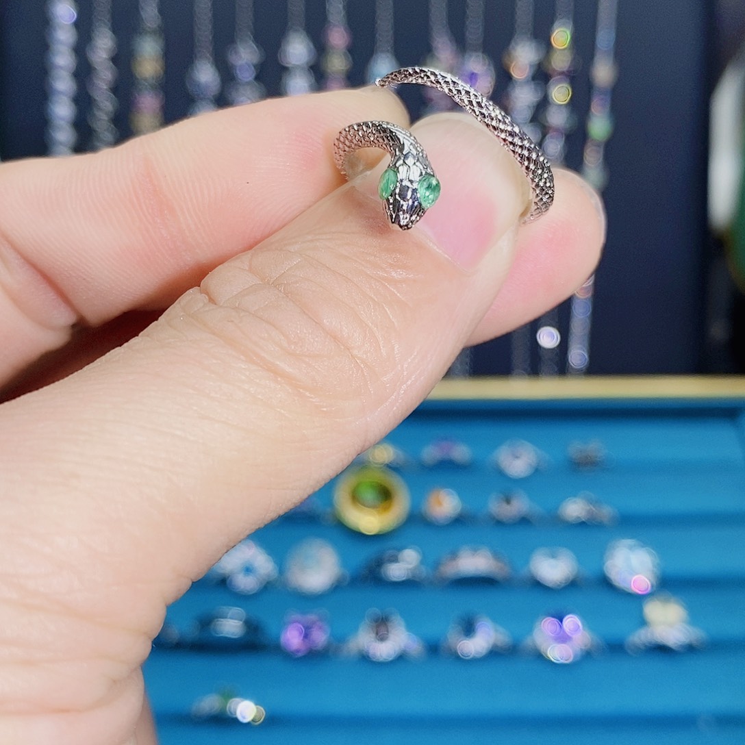 紫晶珠宝半成品银S925镶嵌