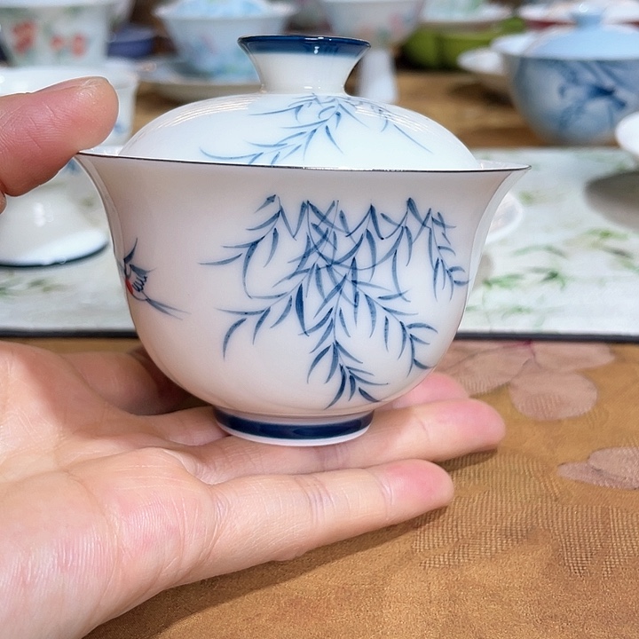 【闪购商品】燕归来盖碗哈哈哈哈