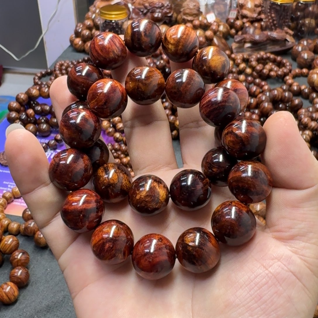 黄花梨/降香黄檀手串/手链79.9米1.8规格海黄手串