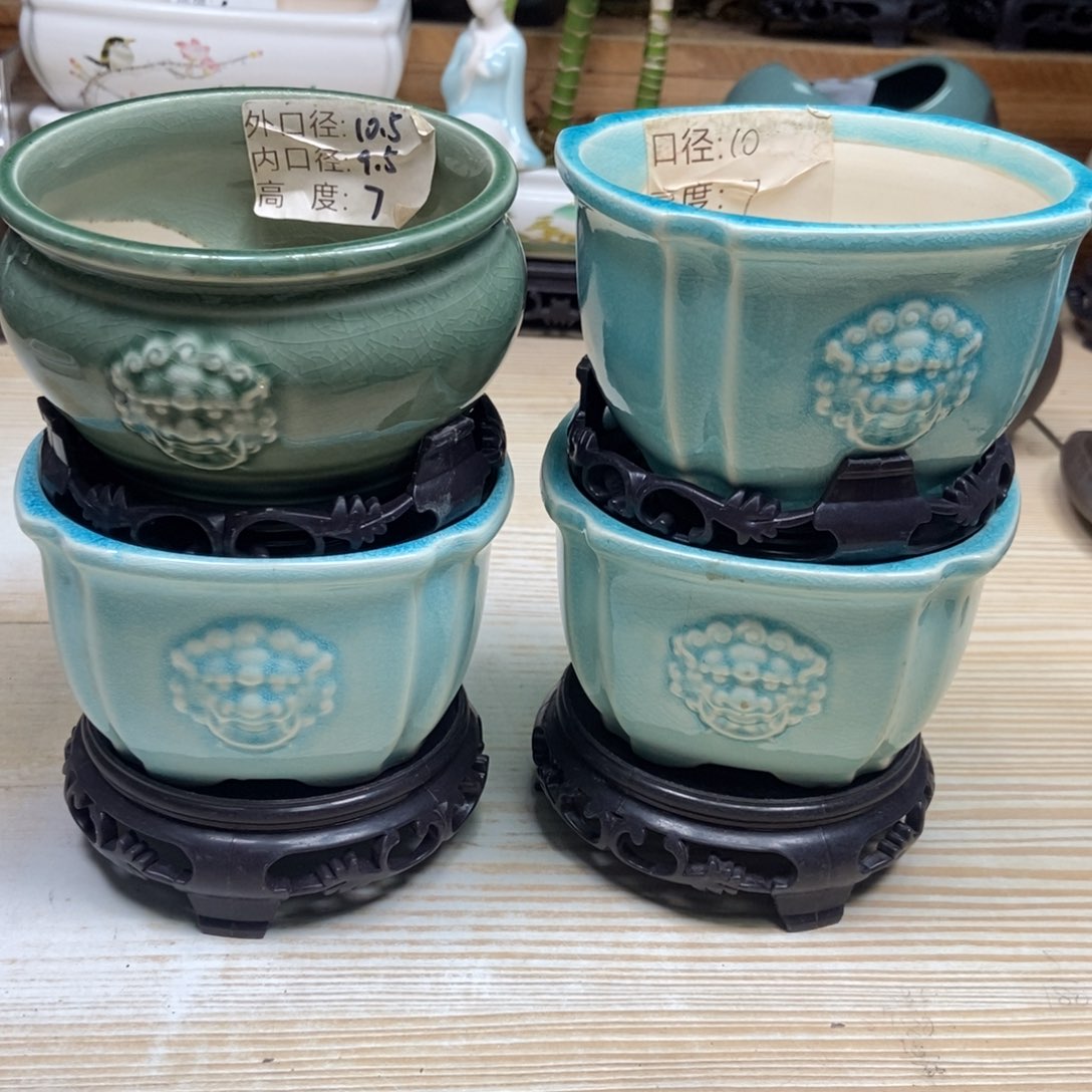瓷片陶瓷花盆陶瓷艺术