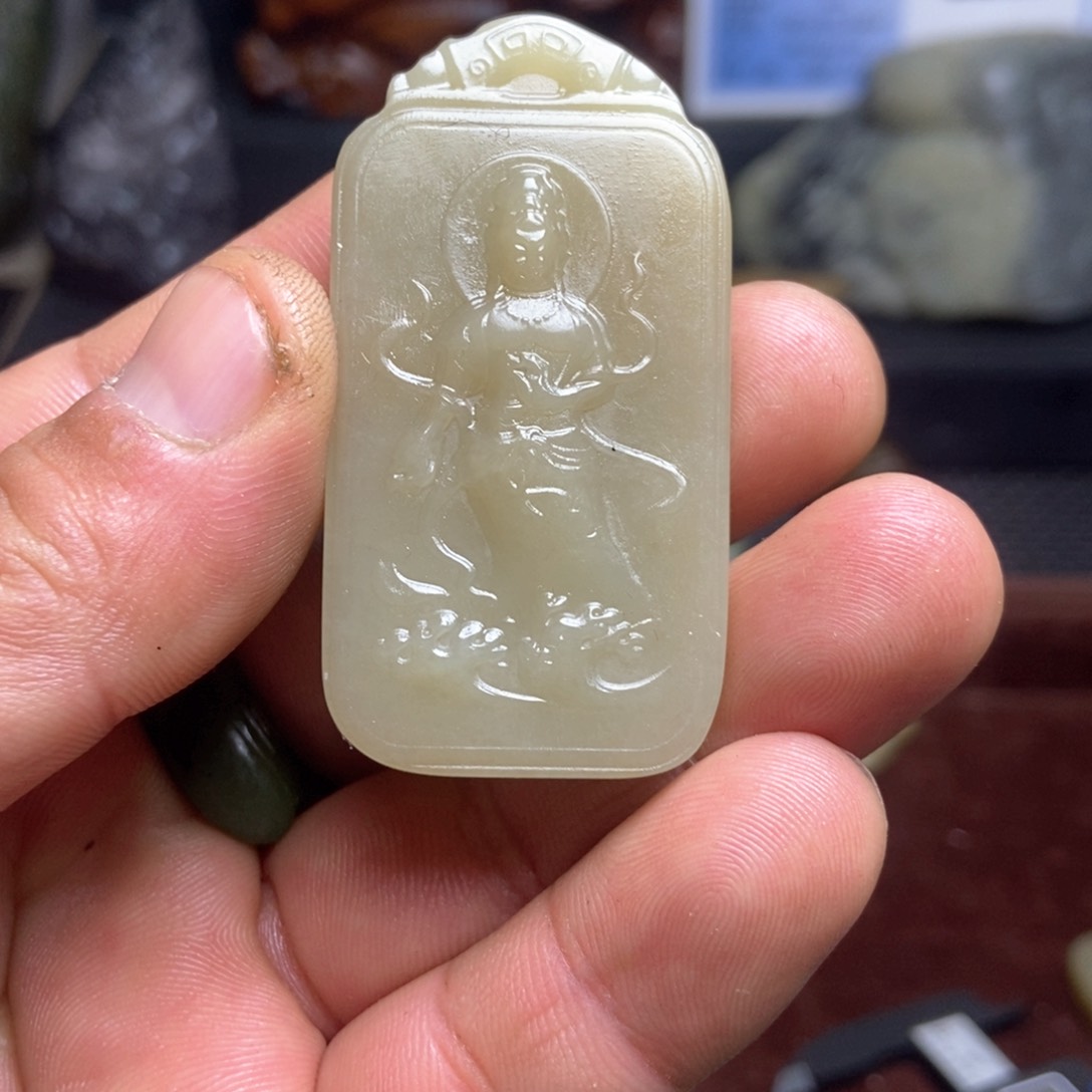 和田玉把件未镶嵌