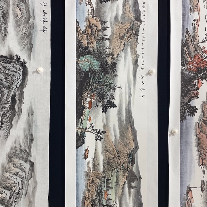 国画老师手绘作品