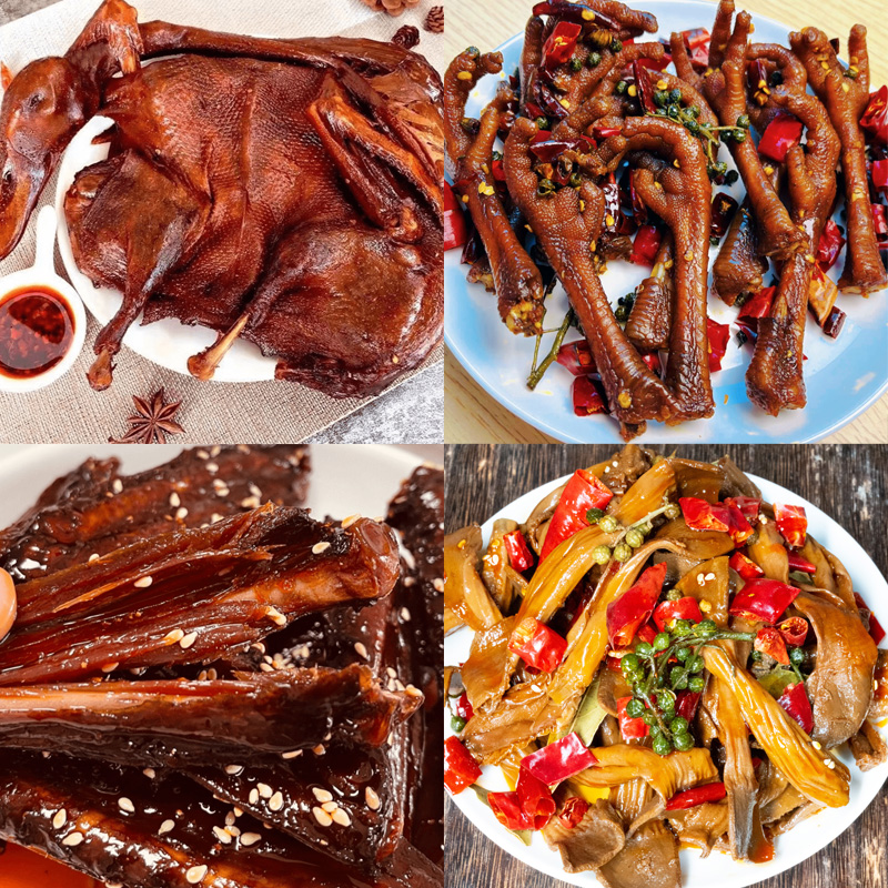 【元旦活动套餐】1老鸭+1土鸡爪+1翅中+1锁骨+1鸭板肠等共十样