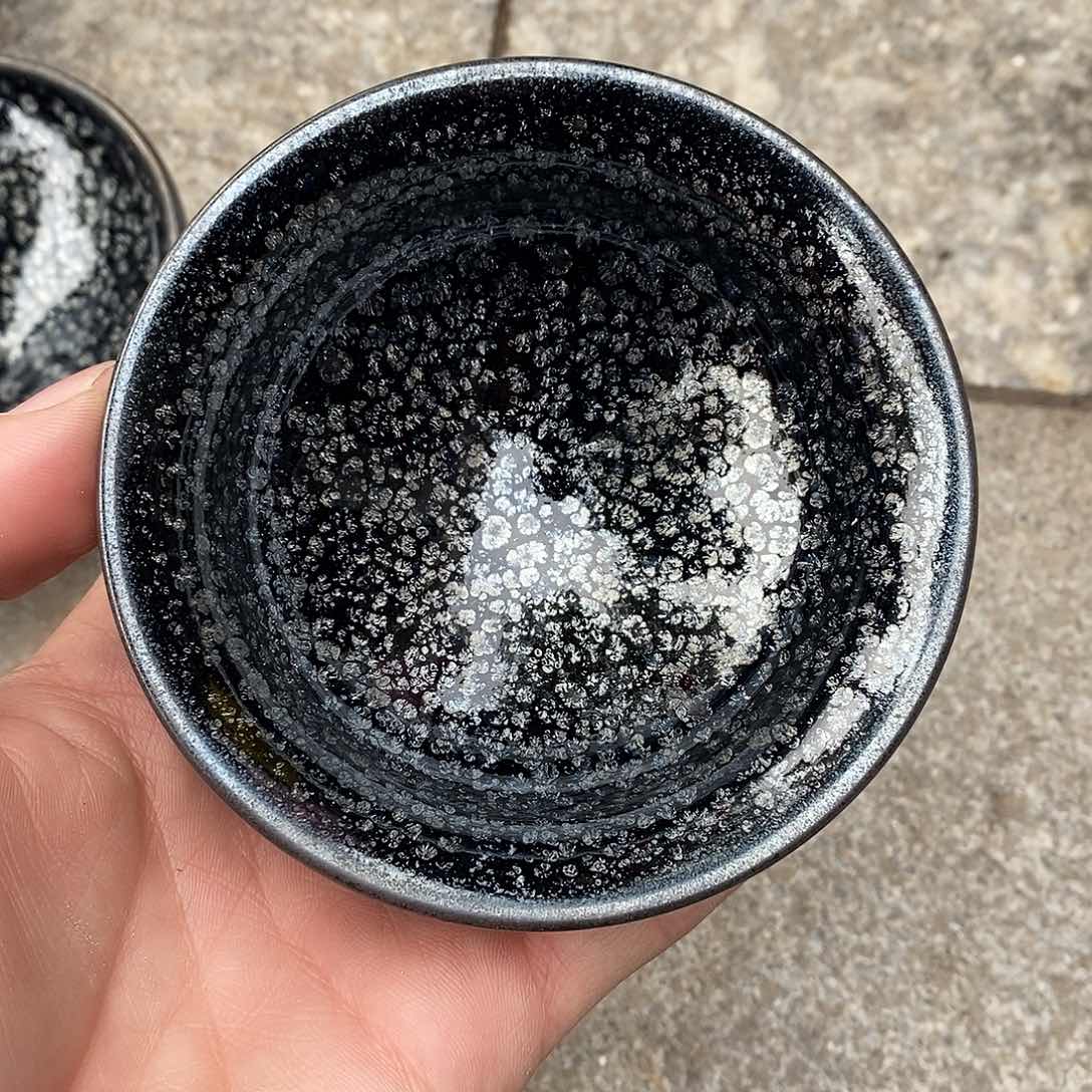 茶盏热****头建盏油滴一个