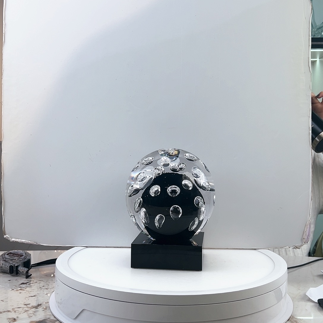 茶盏琉璃水晶摆件