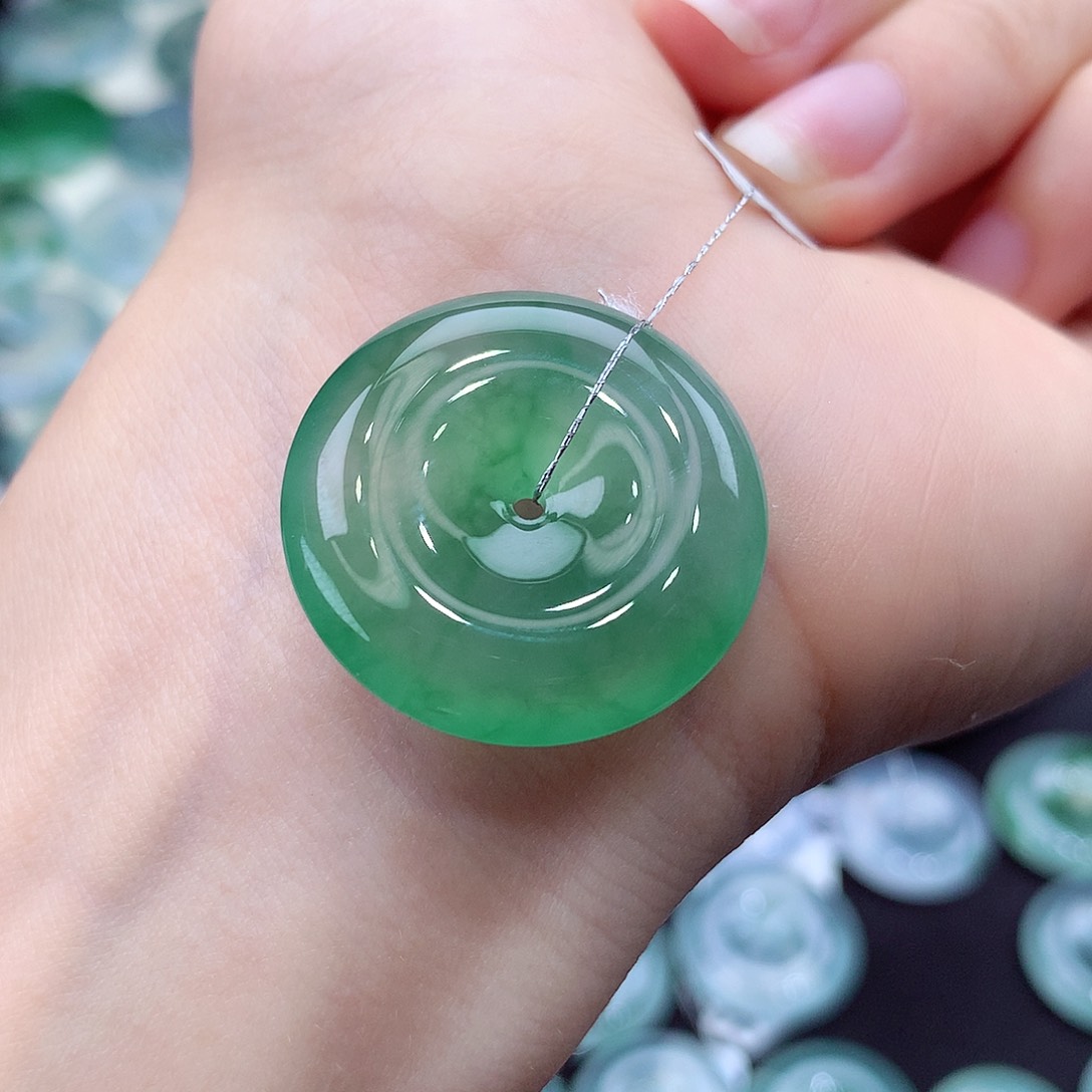 颈饰未镶嵌翡翠编号12尺寸25.5/5.9