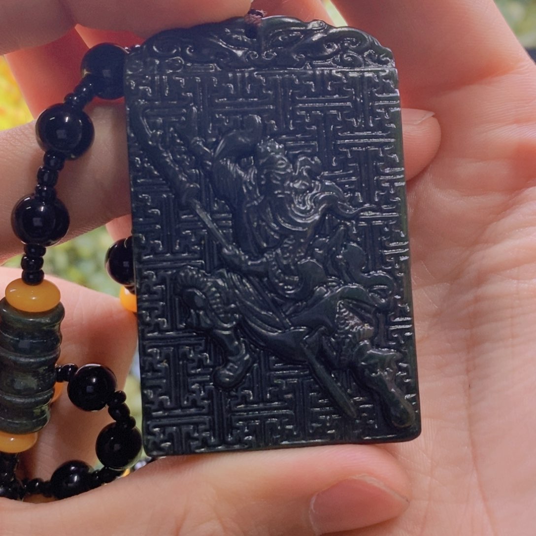 和田玉（青玉）颈饰未镶嵌