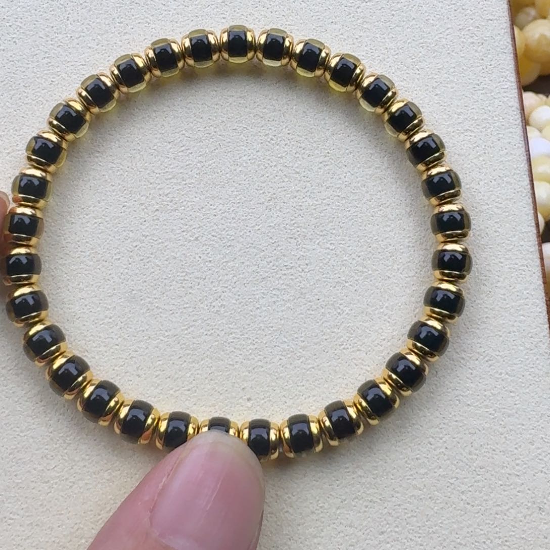 琥珀手链未镶嵌蜜蜡手串