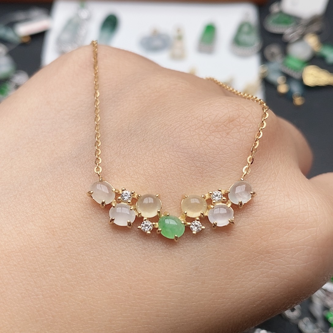 翡翠银S925镶嵌戒指