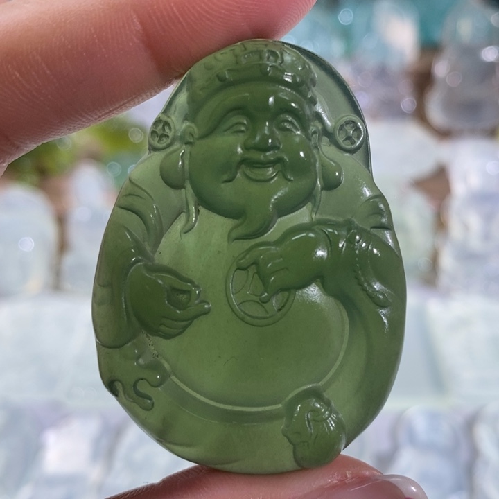 岫玉颈饰未镶嵌吊坠