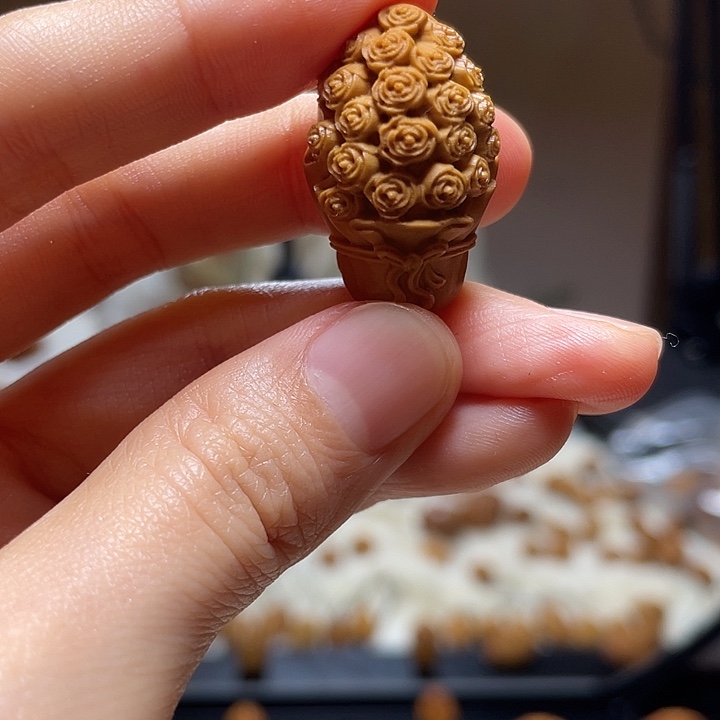 吊坠橄榄核橄榄 花