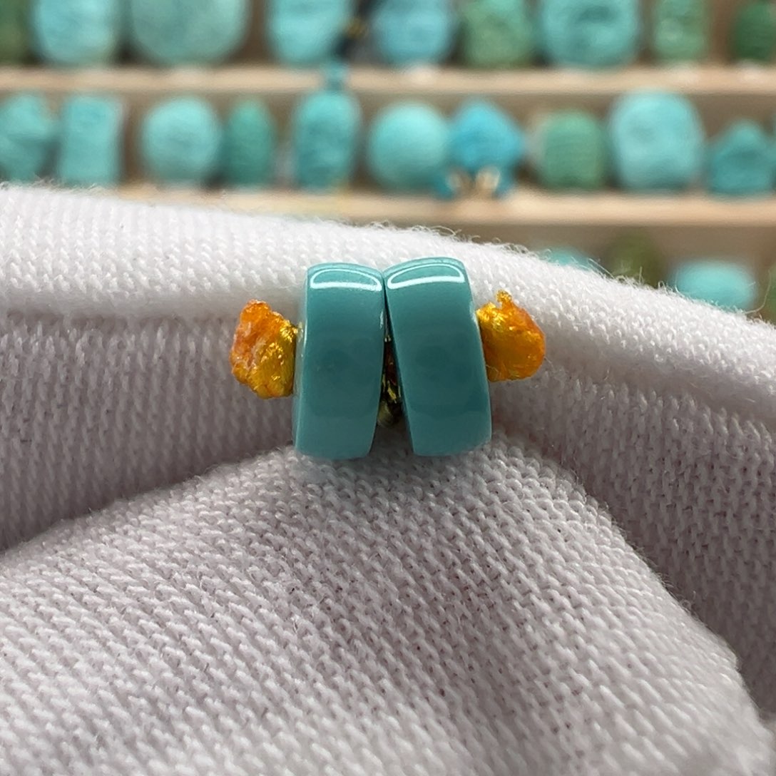 未镶嵌绿松石隔片6mm