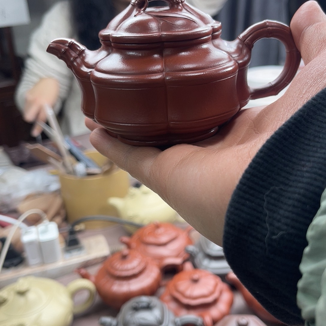 紫砂茶壶教****练筋纹一个